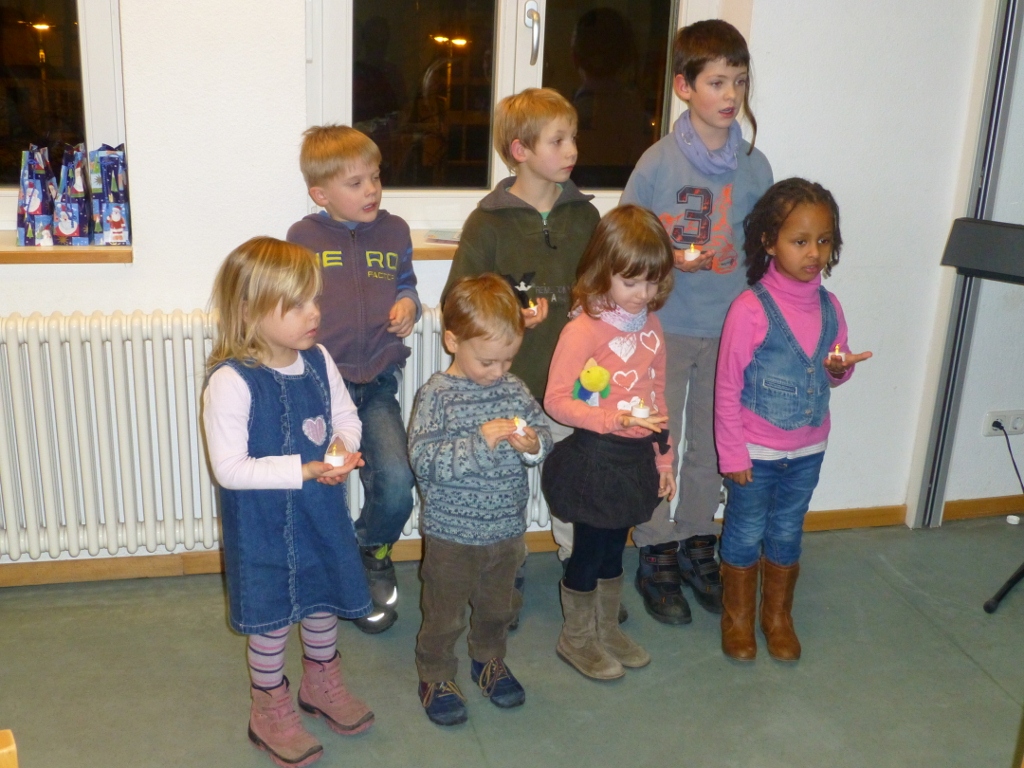 21.12.2012: Weihnachtsfeier bei den Kindern